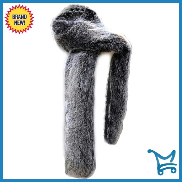 Accessories - Extra Large Faux Fur Scarf Collar Stole Shawl Winter Accessory